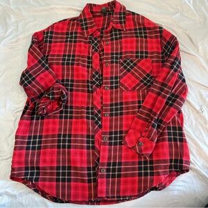 Wild Fable - Button Down Flannel - Red - Sz: S